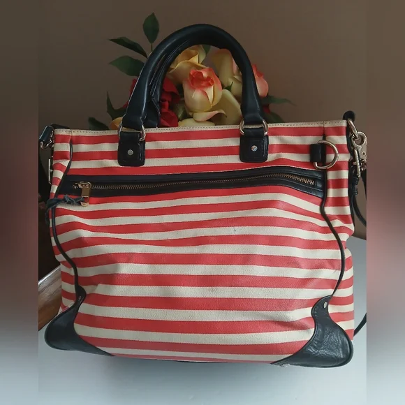 Rebecca Minkoff Striped Diamond Tote Bag - Picture 2 of 8